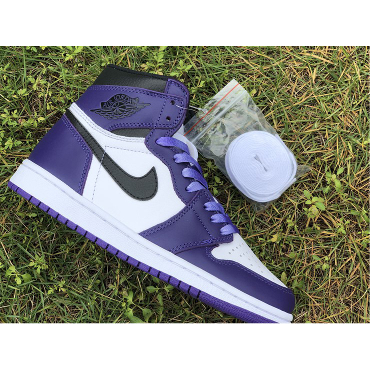 Jordan Air 1 Retro High Court Lila Weiß - EUR FASHION