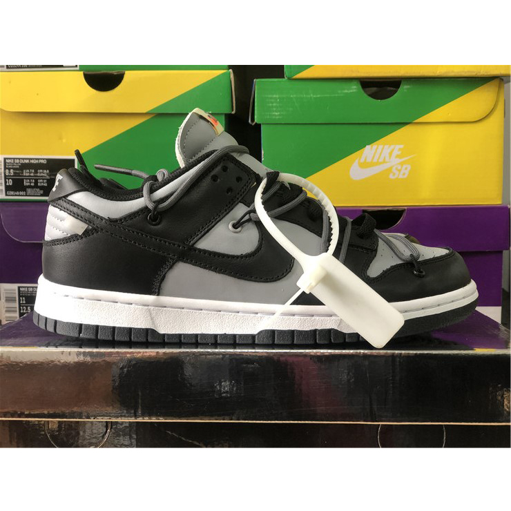 Off-White X Nike Dunk Low Grau Schwarz CT0856-007 - EUR FASHION