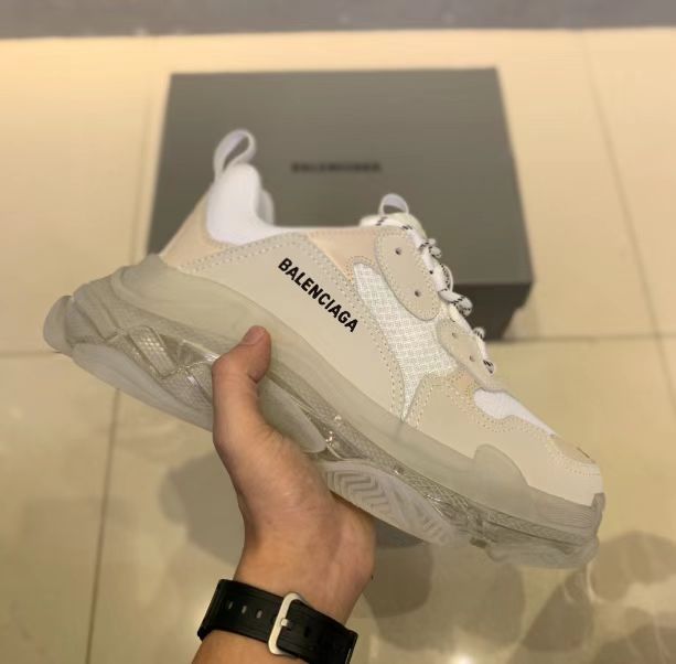 Balenciaga Clear Sole Triple S Trainer Weiß - EUR FASHION