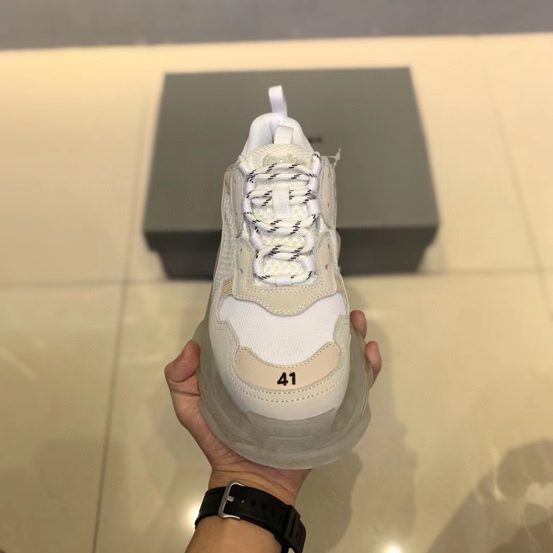 Balenciaga Clear Sole Triple S Trainer Weiß - EUR FASHION
