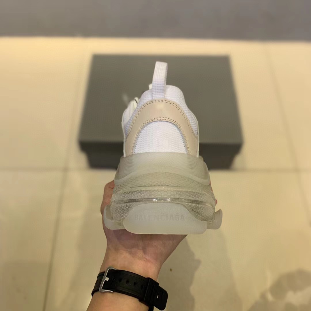 Balenciaga Clear Sole Triple S Trainer Weiß - EUR FASHION