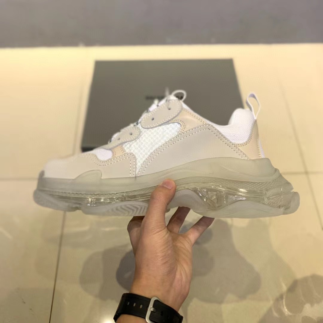 Balenciaga Clear Sole Triple S Trainer Weiß - EUR FASHION