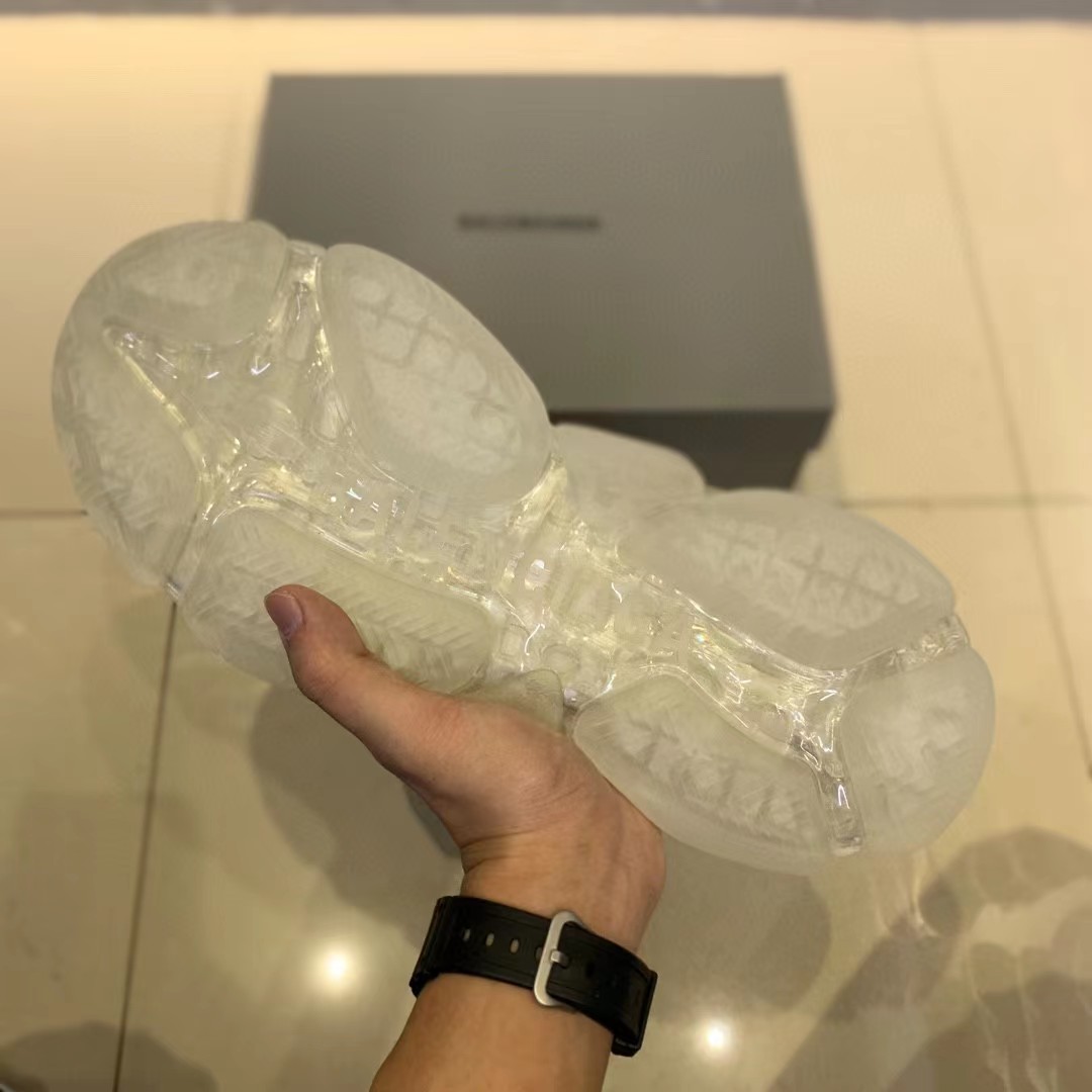 Balenciaga Clear Sole Triple S Trainer Weiß - EUR FASHION