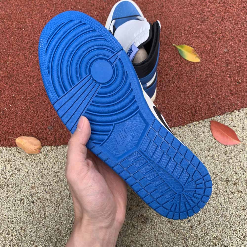 Jordan Travis Scott X Fragment X AJ1 High OG SP „Military Blue“ - EUR FASHION