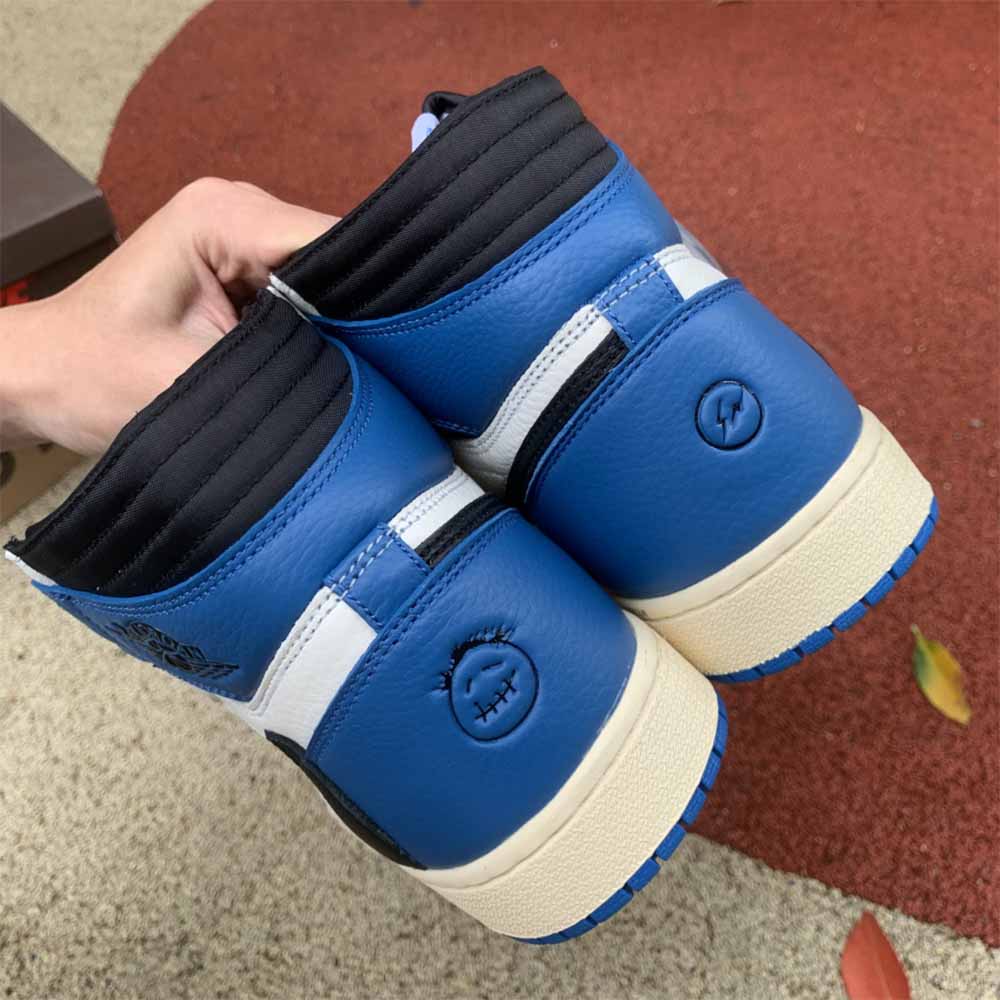Jordan Travis Scott X Fragment X AJ1 High OG SP „Military Blue“ - EUR FASHION