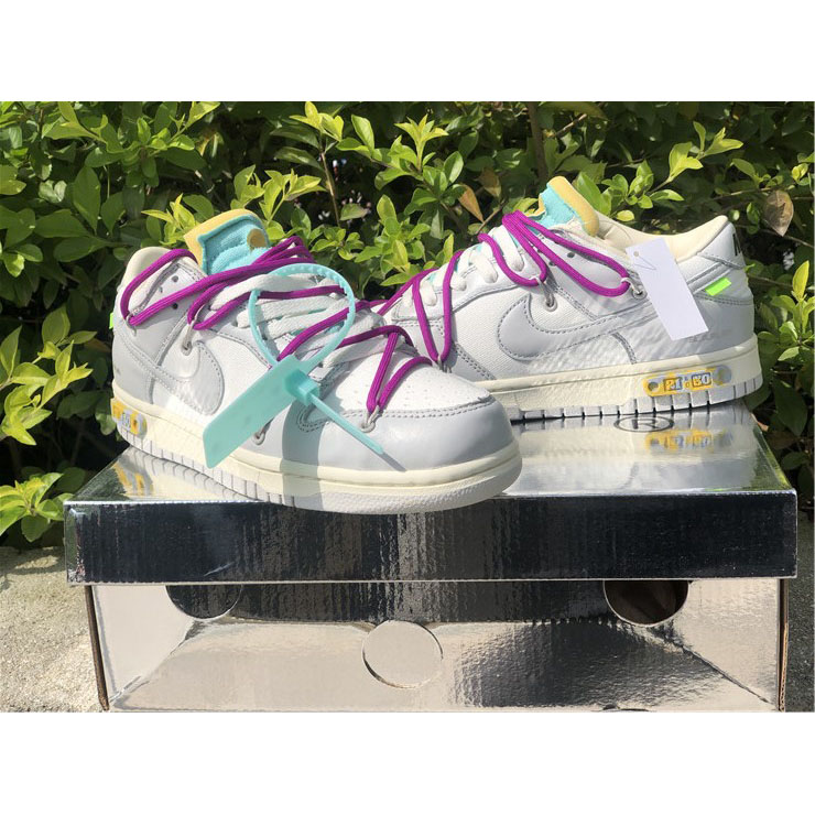 Nike Dunk Low Off-White Lot 21 Sneaker DM1602-100 - EUR FASHION