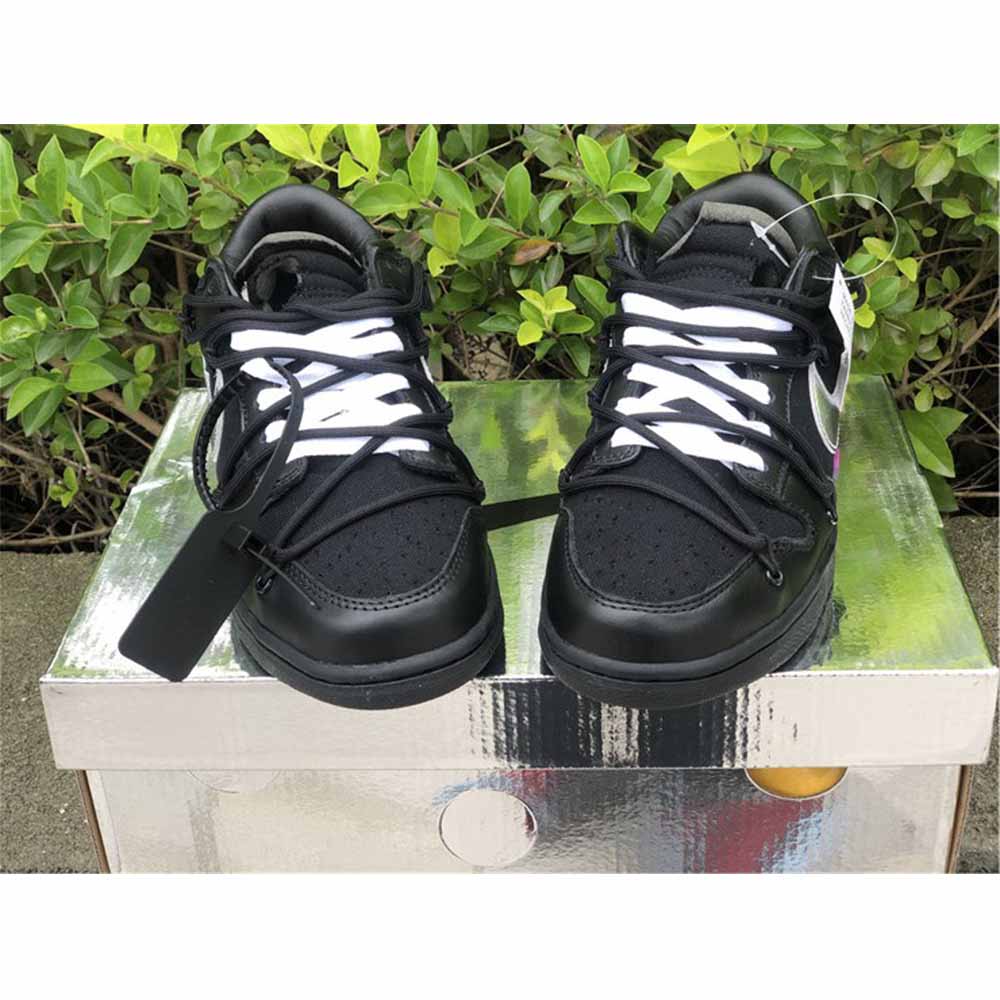 Off-White X Nike Dunk Low „The 50“ in „Schwarz/Silber“ - EUR FASHION