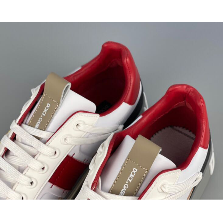 Dolce & Gabbana Kalbsleder 2Zero Custom Sneakers in Rot - EUR FASHION