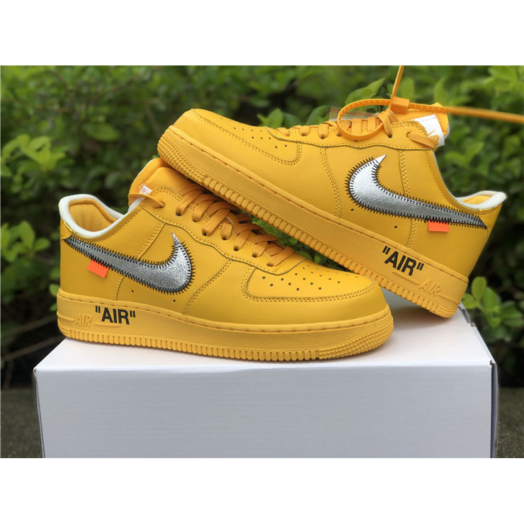 Off-White X Nike Air Force 1 Low „University Gold“ - EUR FASHION