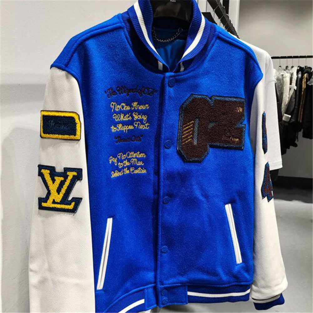 Blaue Baseballjacke von Louis Vuitton - EUR FASHION