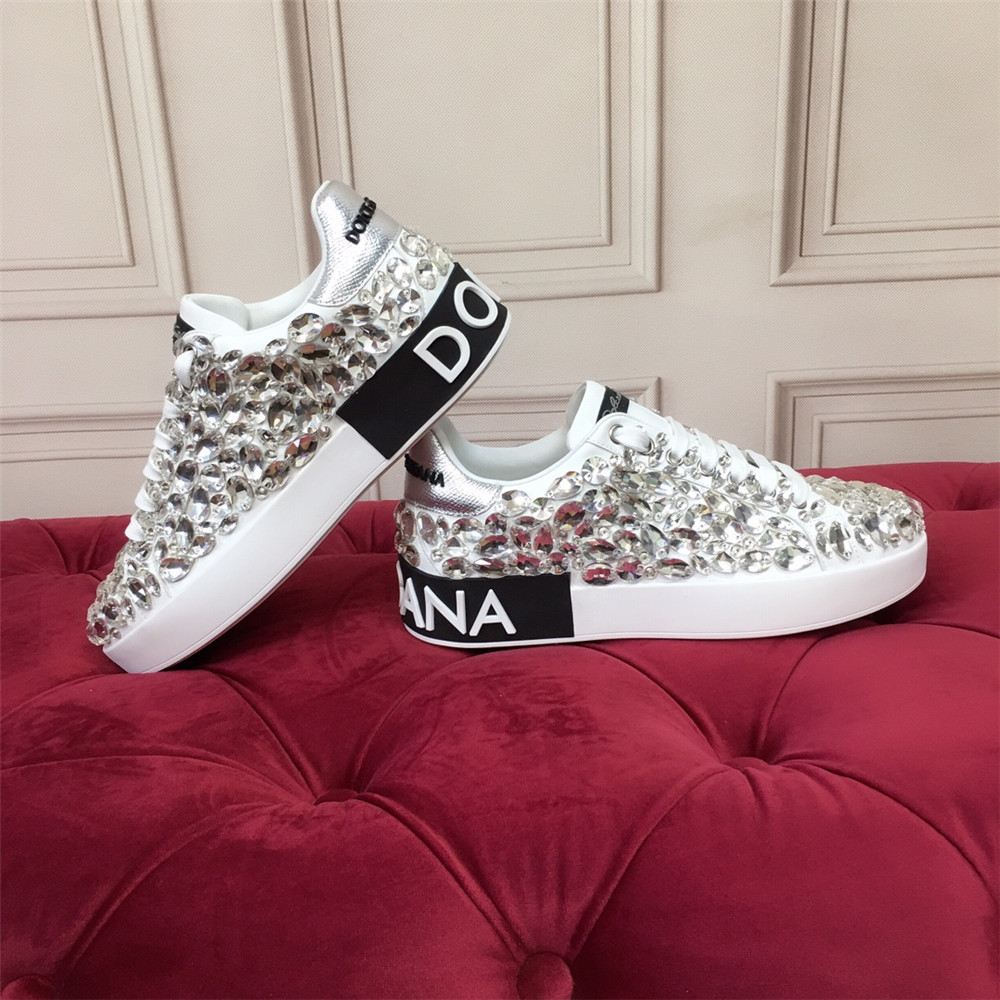 Dolce & Gabbana Nappaleder Daymaster Sneaker Schwarz - EUR FASHION