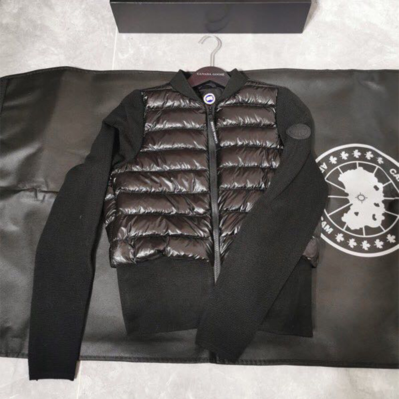 Moncler Mon Damen wattierte gestrickte kurze Daunenjacke Schwarz - EUR FASHION