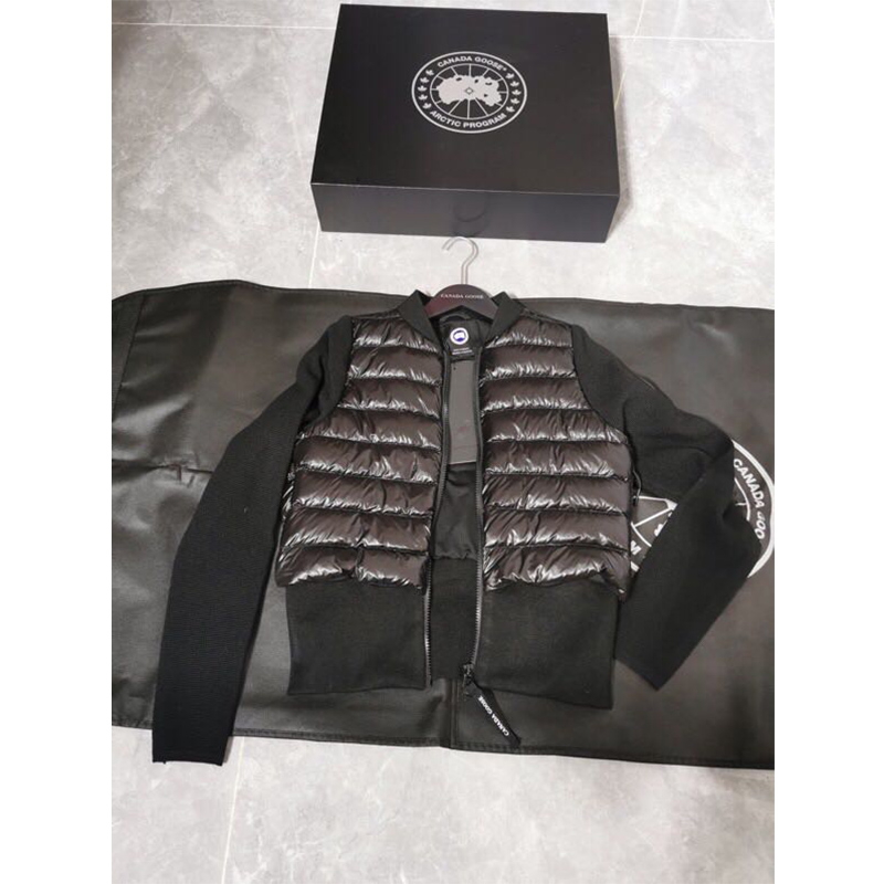 Moncler Mon Damen wattierte gestrickte kurze Daunenjacke Schwarz - EUR FASHION