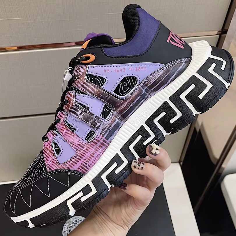 Versace Trigreca Sneakers Lila - EUR FASHION