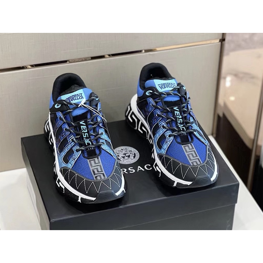 Versace Trigreca Sneakers Blau - EUR FASHION