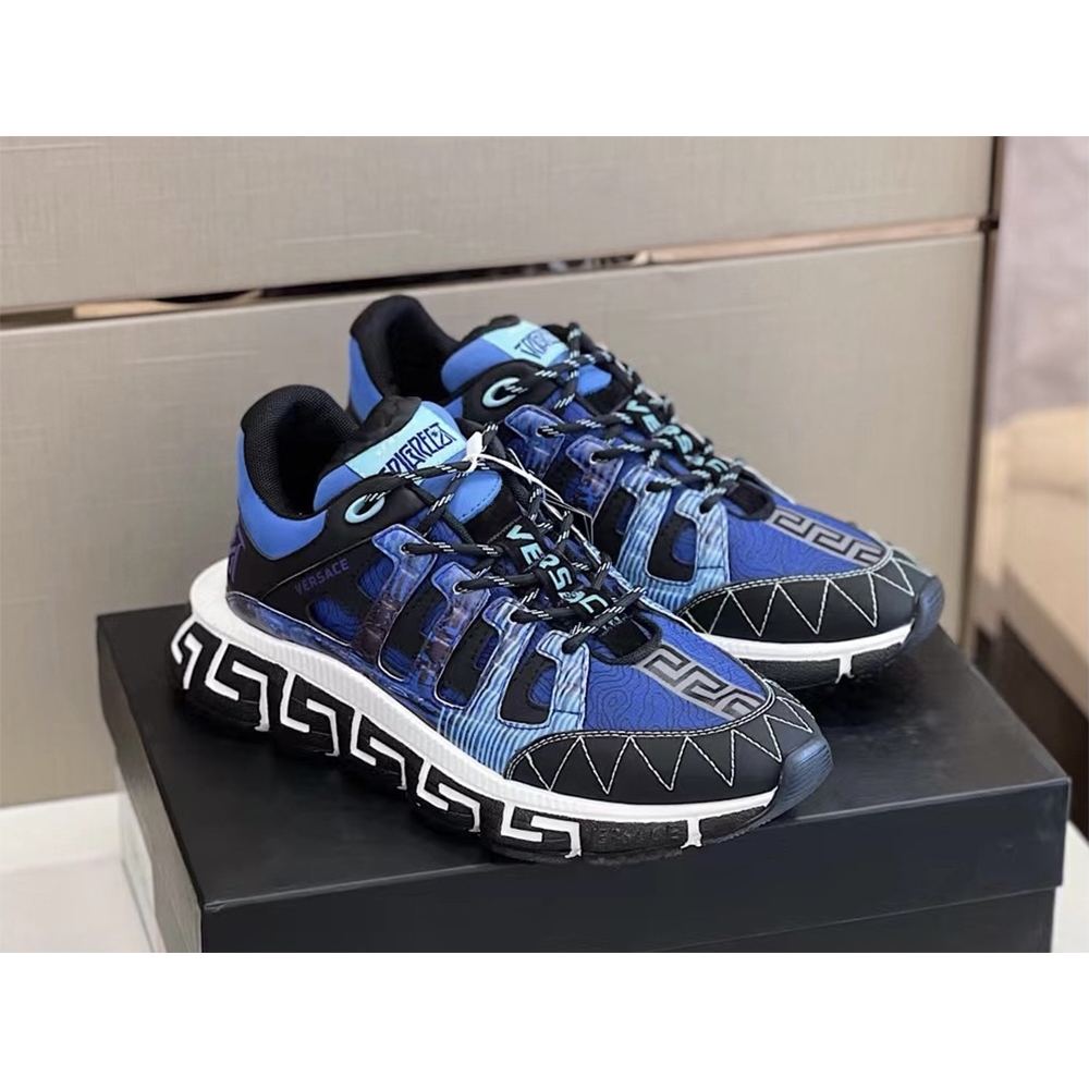 Versace Trigreca Sneakers Blau - EUR FASHION