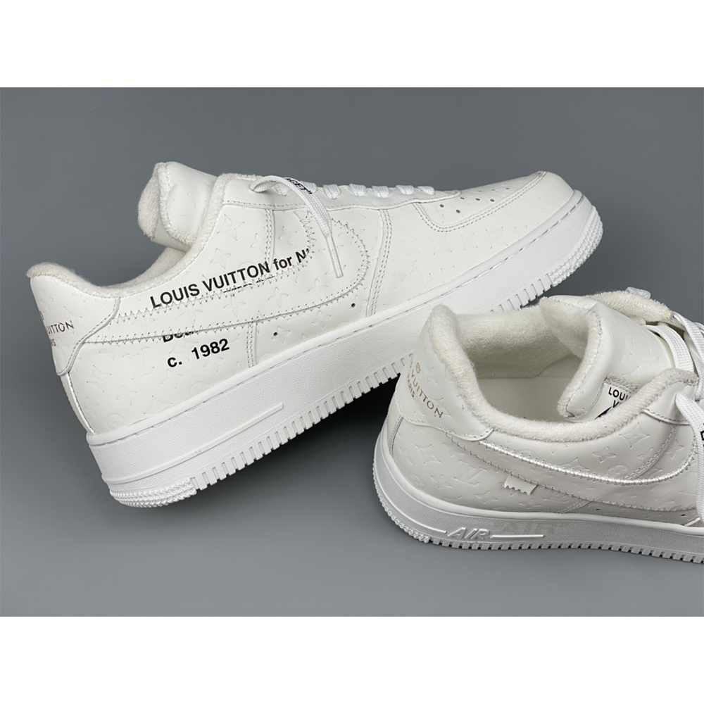 Louis Vuitton X Nike Air Force 1 Sneaker ganz weiß - EUR FASHION