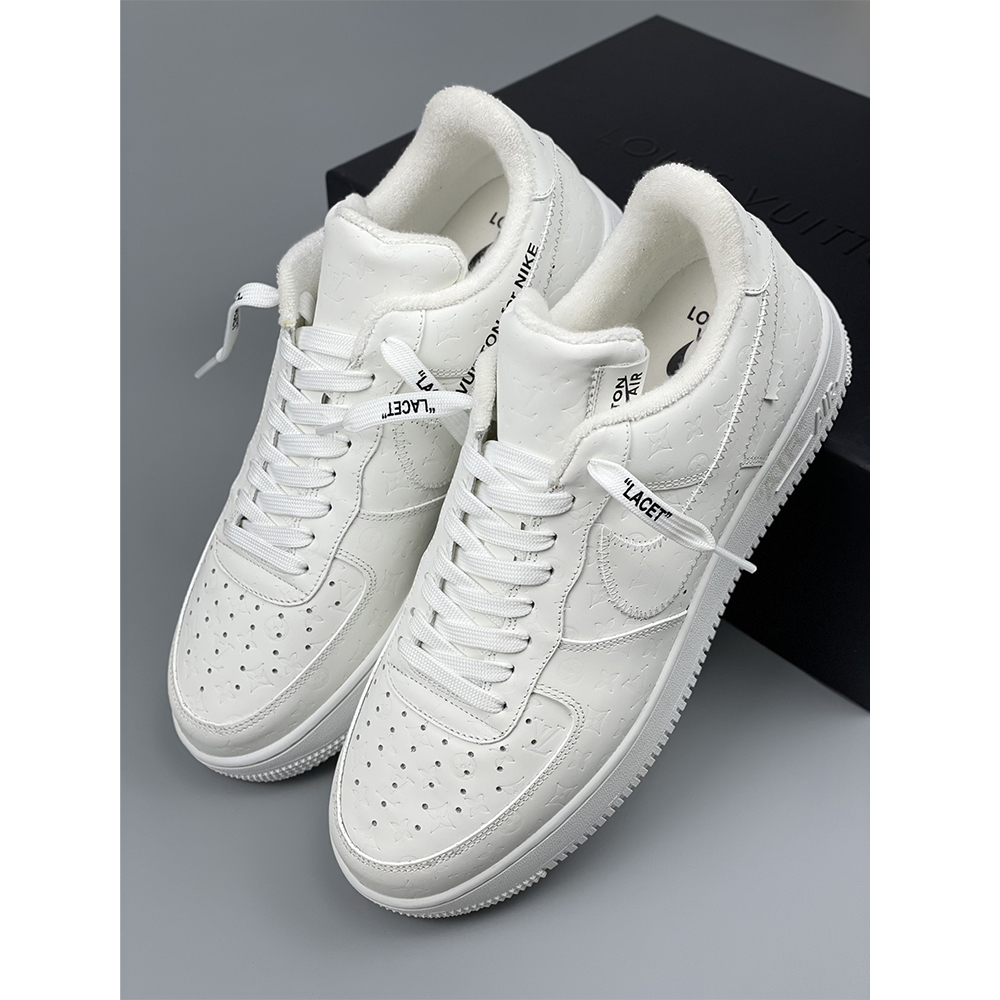 Louis Vuitton X Nike Air Force 1 Sneaker ganz weiß - EUR FASHION