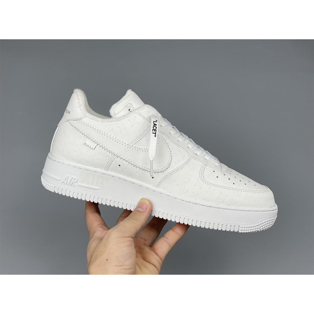 Louis Vuitton X Nike Air Force 1 Sneaker ganz weiß - EUR FASHION