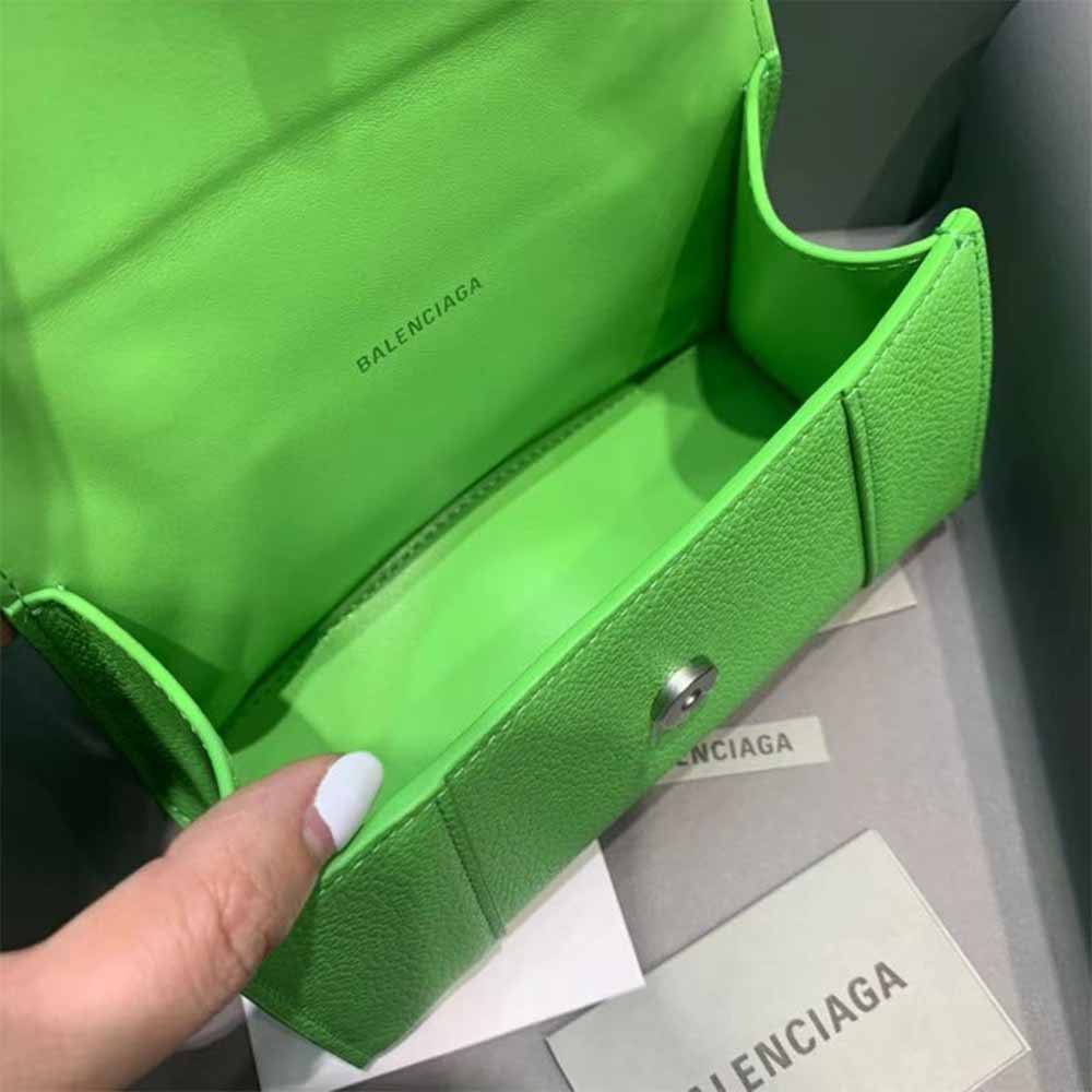 [50 % Rabatt]Balenciaga Hourglass Top Handle Bag in Grün - EUR FASHION