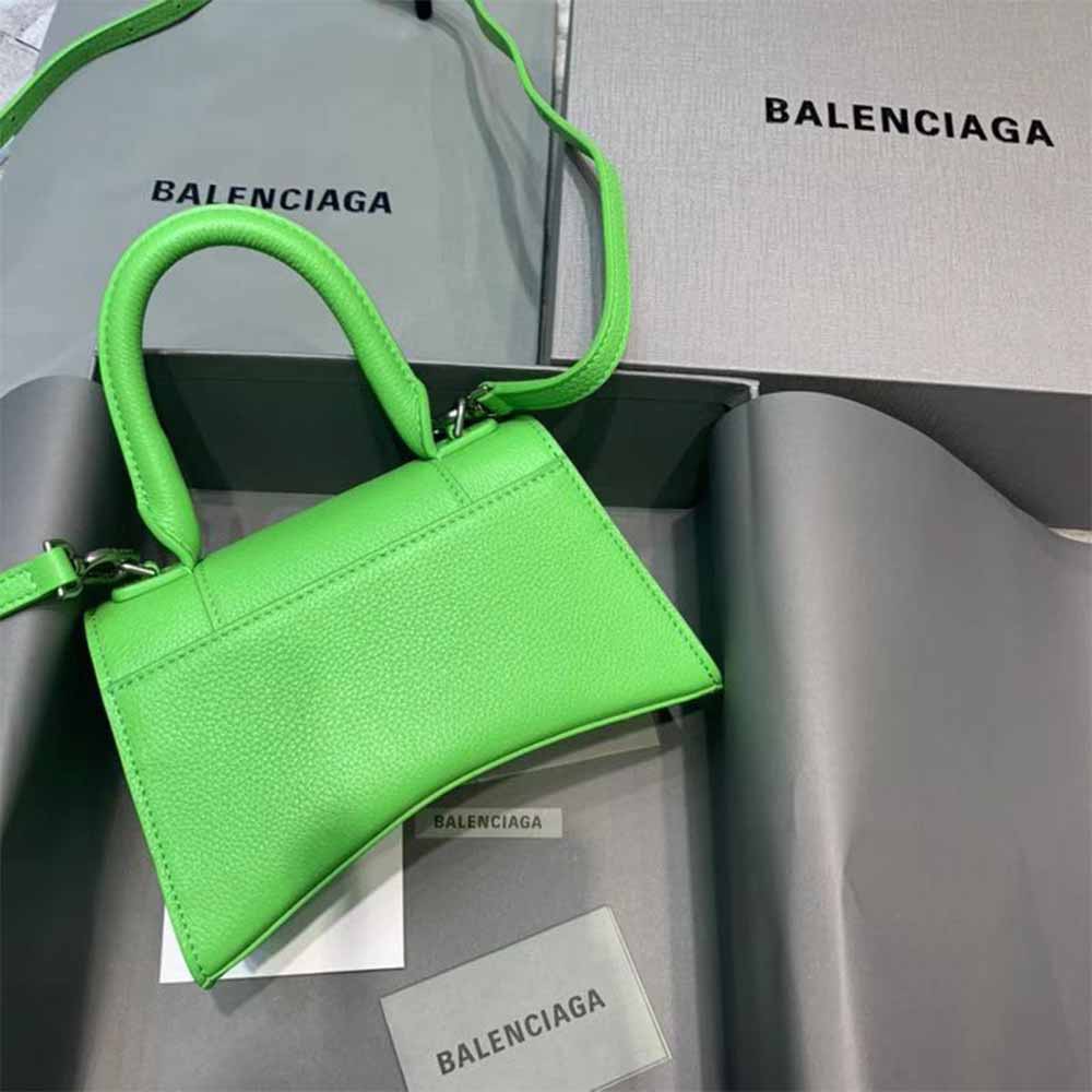 [50 % Rabatt]Balenciaga Hourglass Top Handle Bag in Grün - EUR FASHION