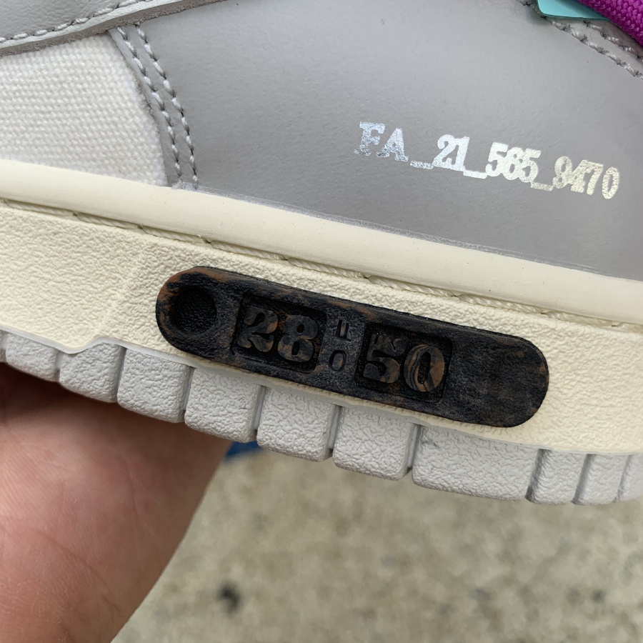 Nike X Off-White Dunk Low Lot 28 „The 50“ - EUR FASHION