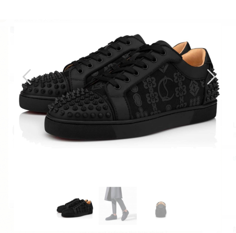 Christian Louboutin Louis Junior Spikes Orlato Sneakers - EUR FASHION