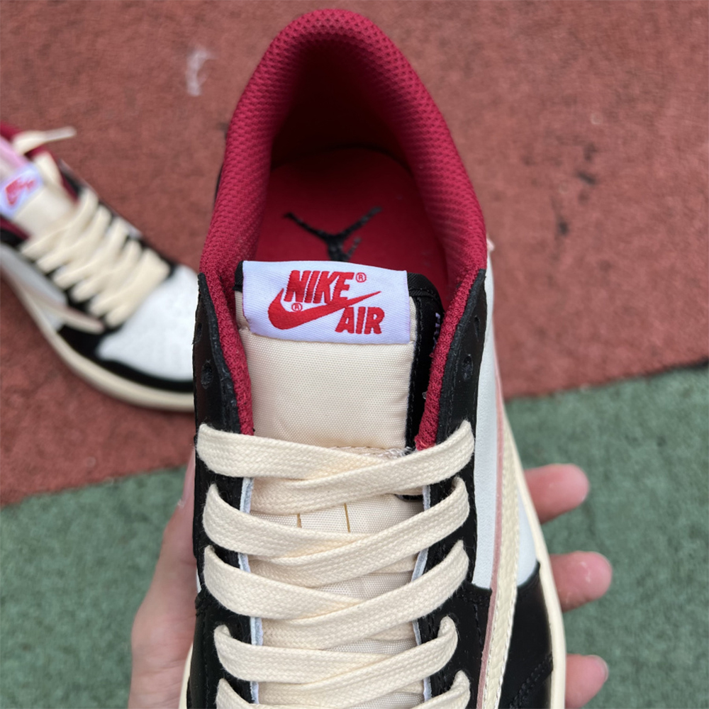 Jordan AJ1 Low Fragment X Travis Scott Schwarz Weiß Rot - EUR FASHION