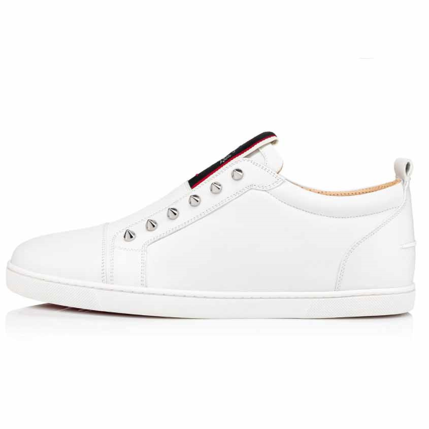 Christian Louboutin F.A.V Fiqeu A Vontade White Calf - EUR FASHION