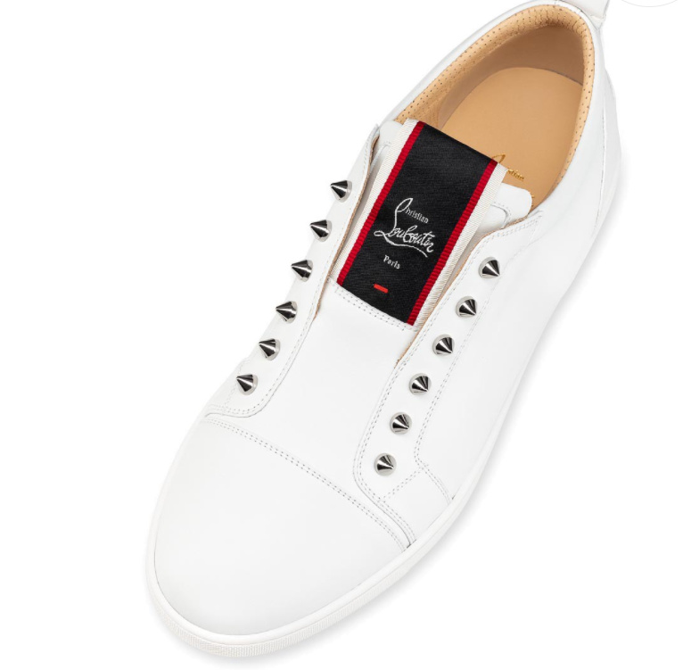 Christian Louboutin F.A.V Fiqeu A Vontade White Calf - EUR FASHION