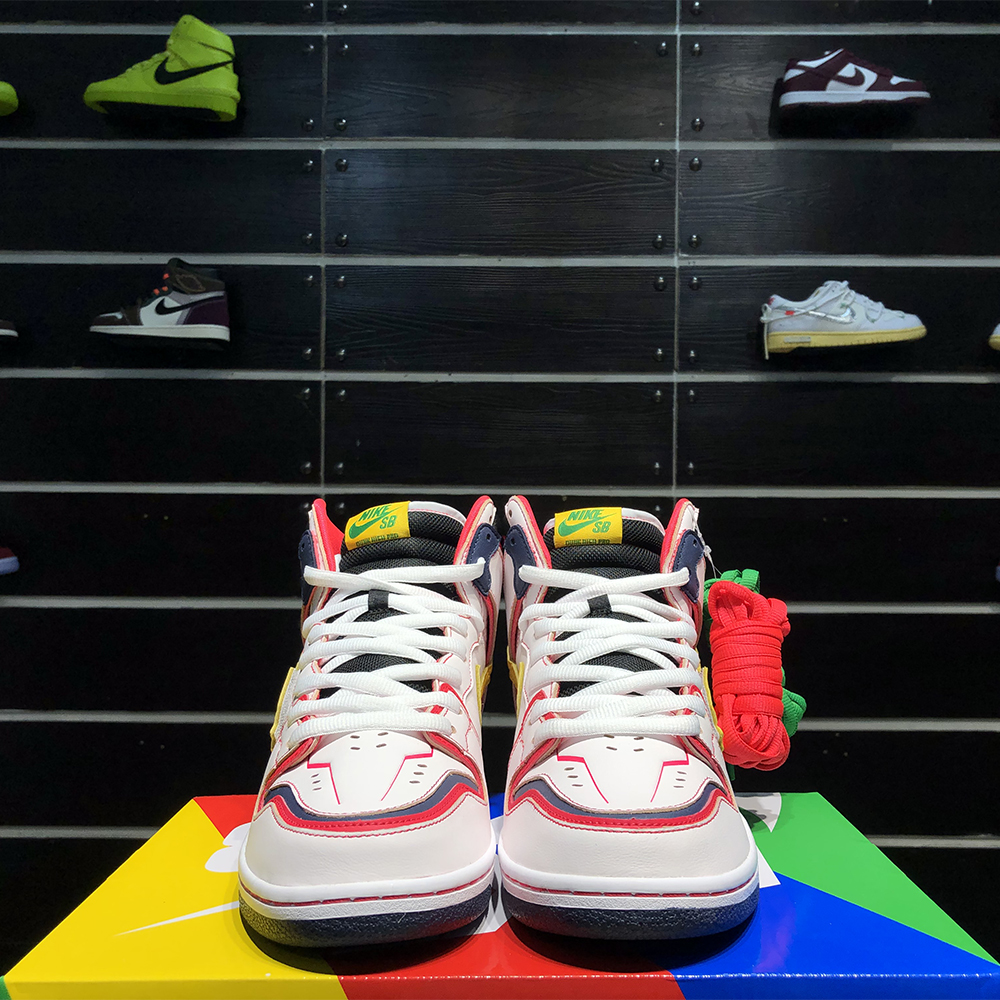 Gundam X Nike SB Dunk High Project RX-0 Einhorn - EUR FASHION