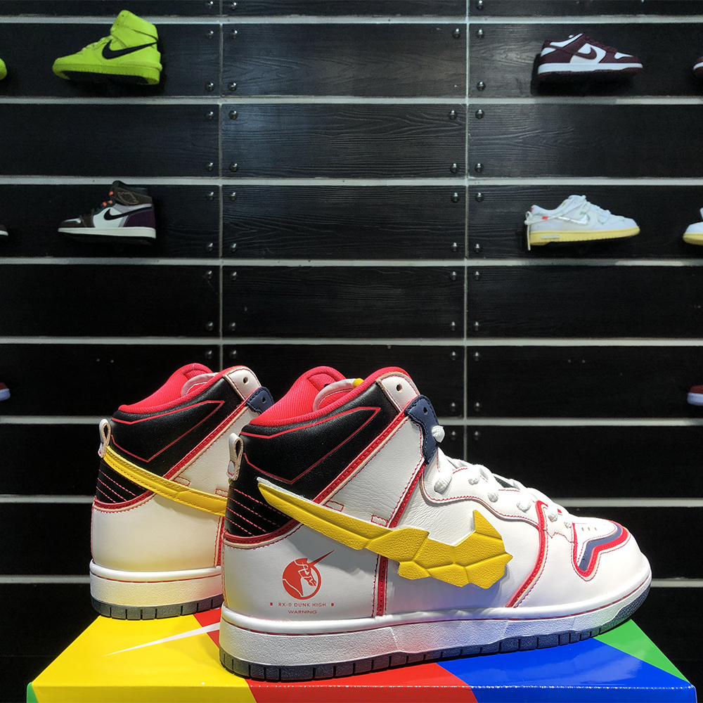 Gundam X Nike SB Dunk High Project RX-0 Einhorn - EUR FASHION
