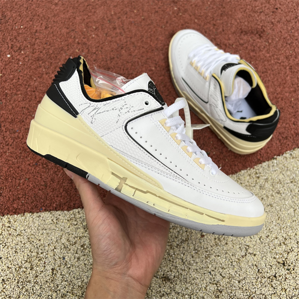 Jordan Offwhite X AJ2 Low „Weiß/Schwarz“ Sneakers - EUR FASHION