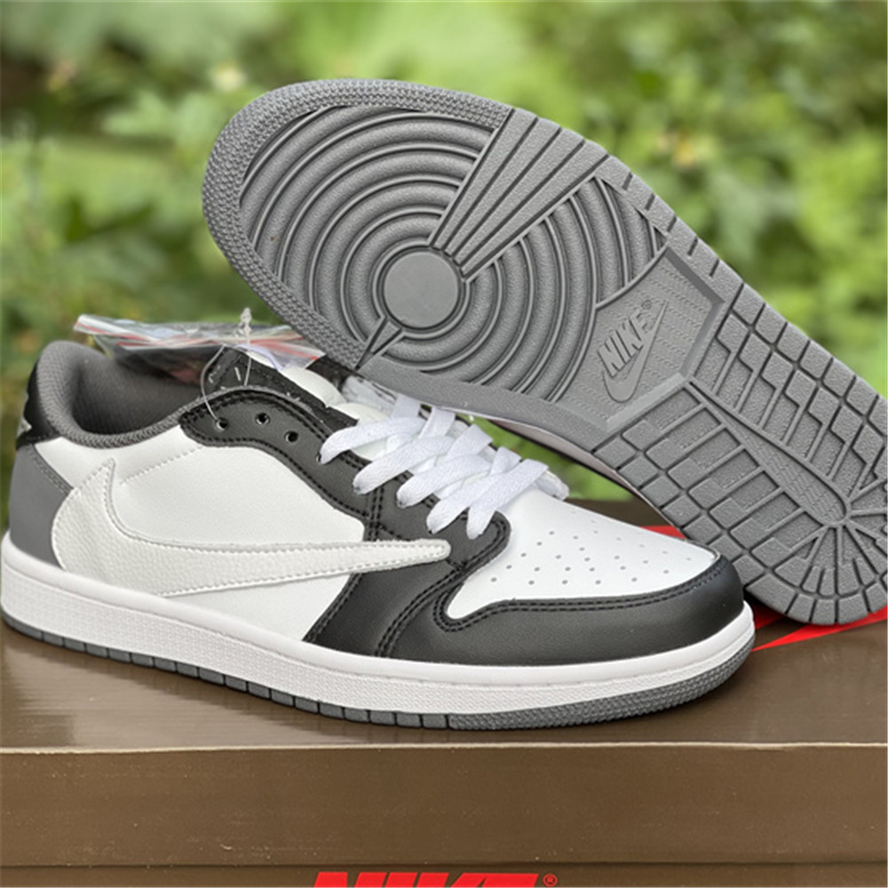 Jordan Travis Scott X AJ1 Low Sneaker in Grau/Schwarz CQ4277 008 - EUR FASHION