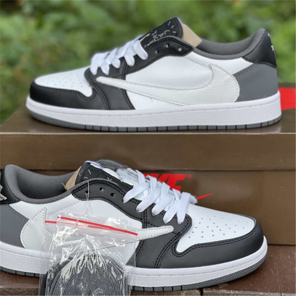 Jordan Travis Scott X AJ1 Low Sneaker in Grau/Schwarz CQ4277 008 - EUR FASHION