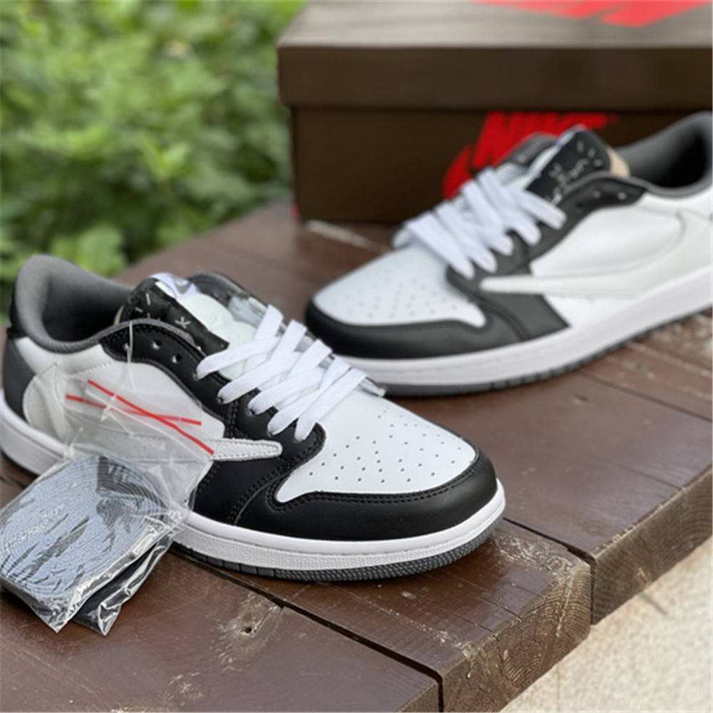 Jordan Travis Scott X AJ1 Low Sneaker in Grau/Schwarz CQ4277 008 - EUR FASHION