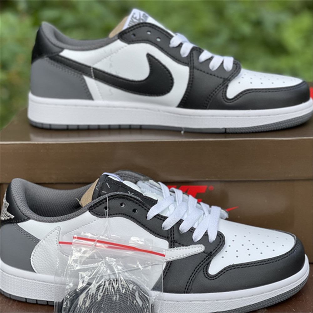 Jordan Travis Scott X AJ1 Low Sneaker in Grau/Schwarz CQ4277 008 - EUR FASHION