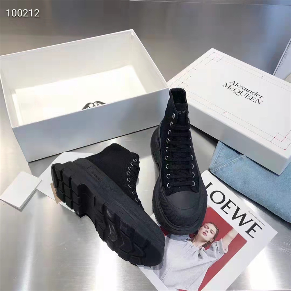 Schwarze High-Top-Sneaker von Alexander Mqueen - EUR FASHION