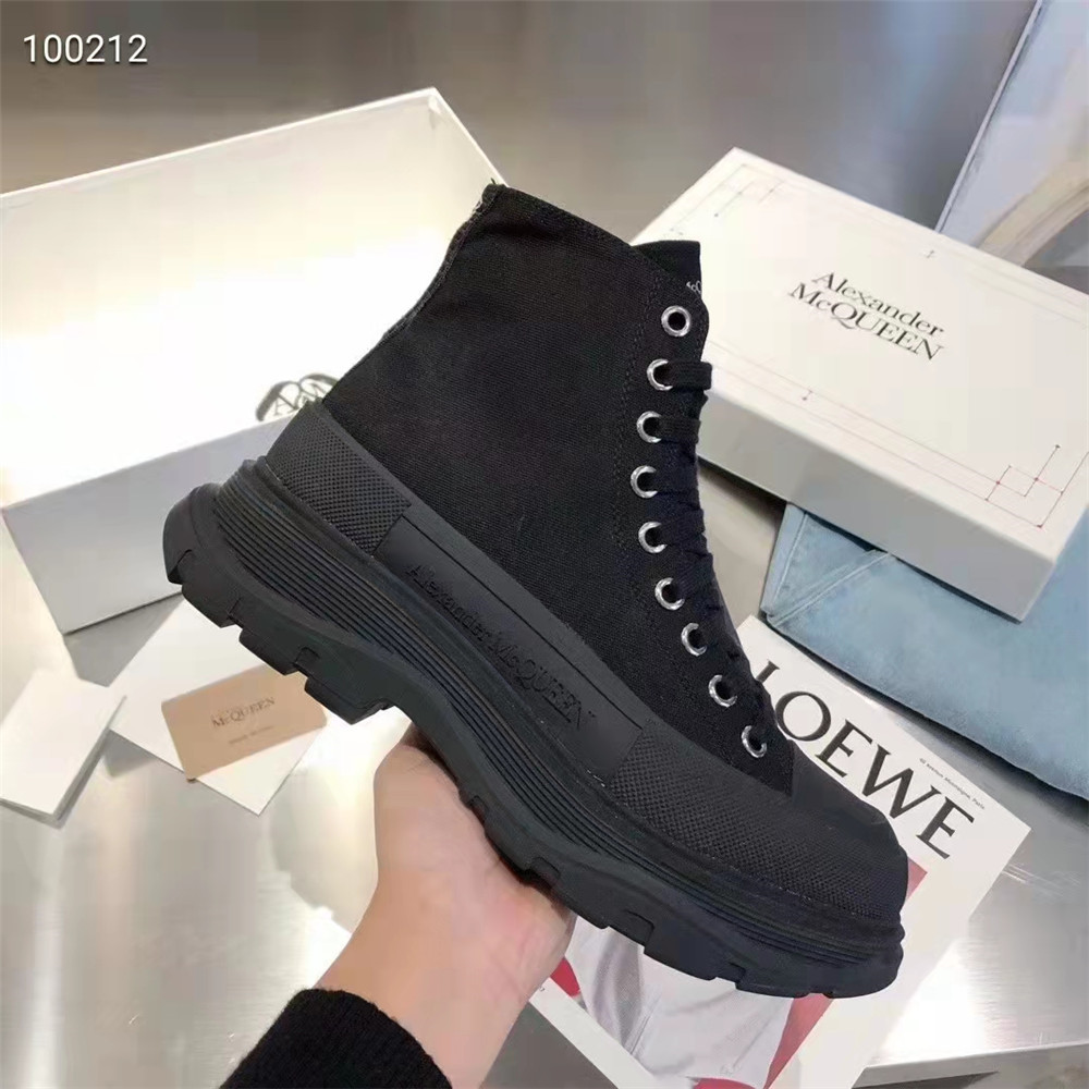 Schwarze High-Top-Sneaker von Alexander Mqueen - EUR FASHION