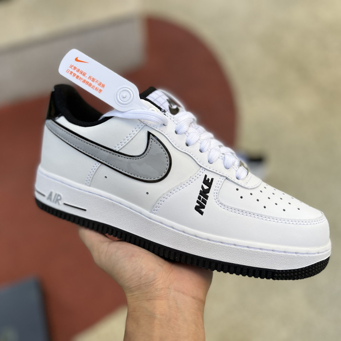 Nike Low Sneaker Air Force 1 '07 LV8 Weiß Grau - EUR FASHION