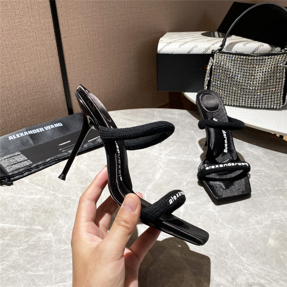 Alexander Wang Damen Heels in Schwarz (10 cm Absatz) - EUR FASHION