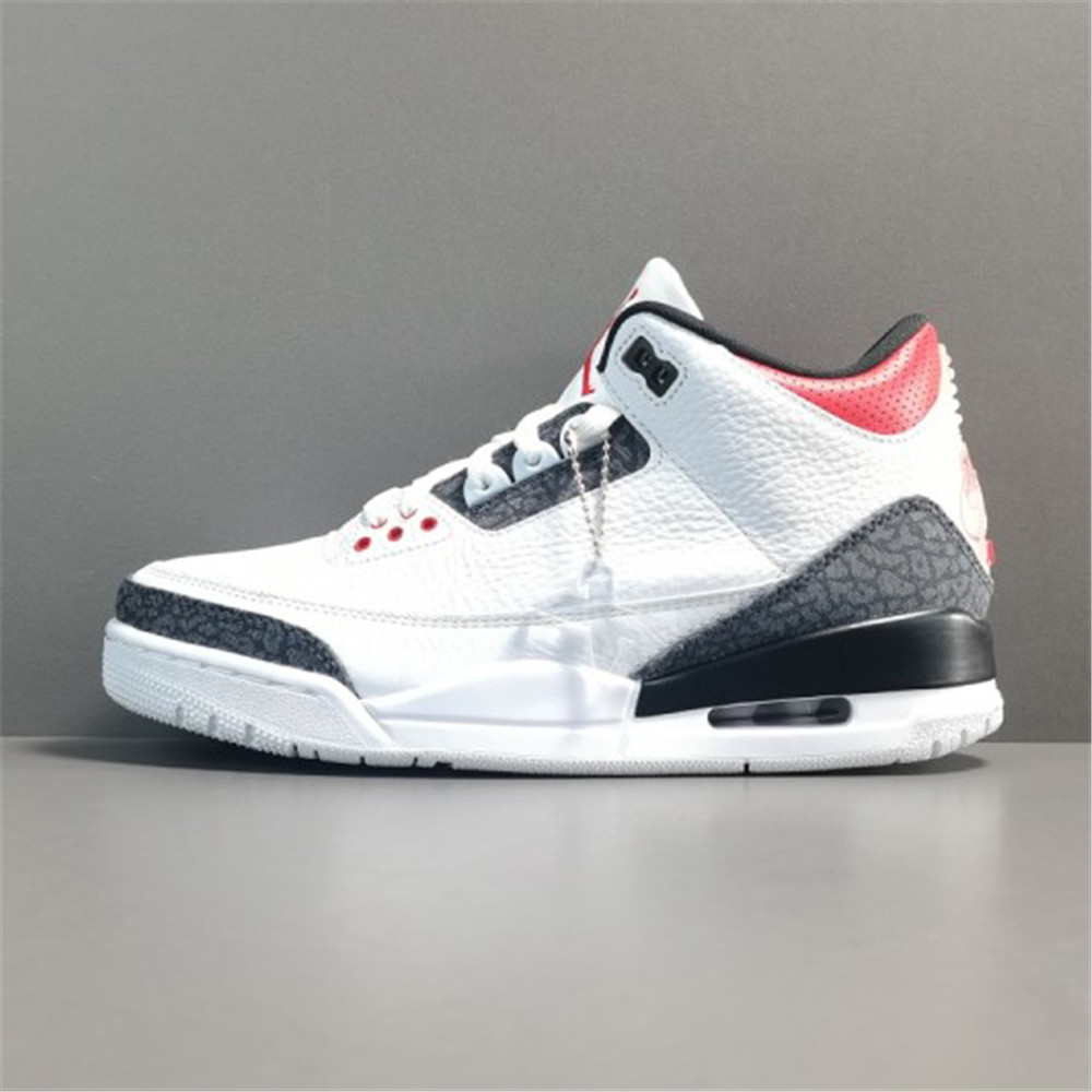 Jordan AJ3 SE-T JP Denim Feuerroter Sneaker - EUR FASHION