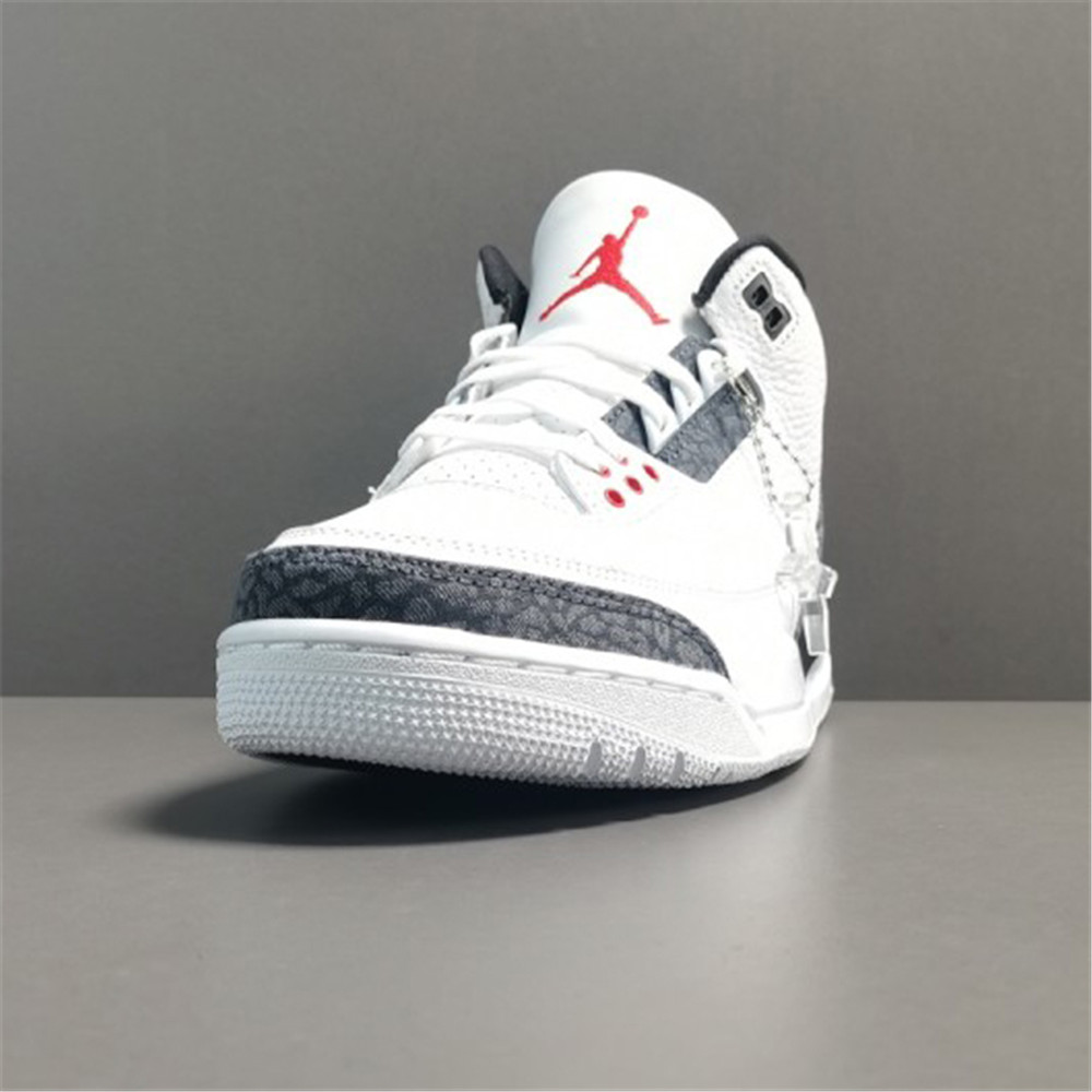 Jordan AJ3 SE-T JP Denim Feuerroter Sneaker - EUR FASHION