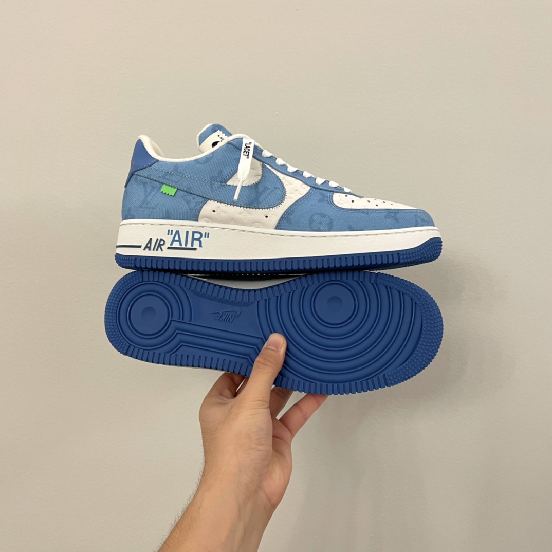 Louis Vuitton X Nike Air Force 1 Sneaker in Blau - EUR FASHION