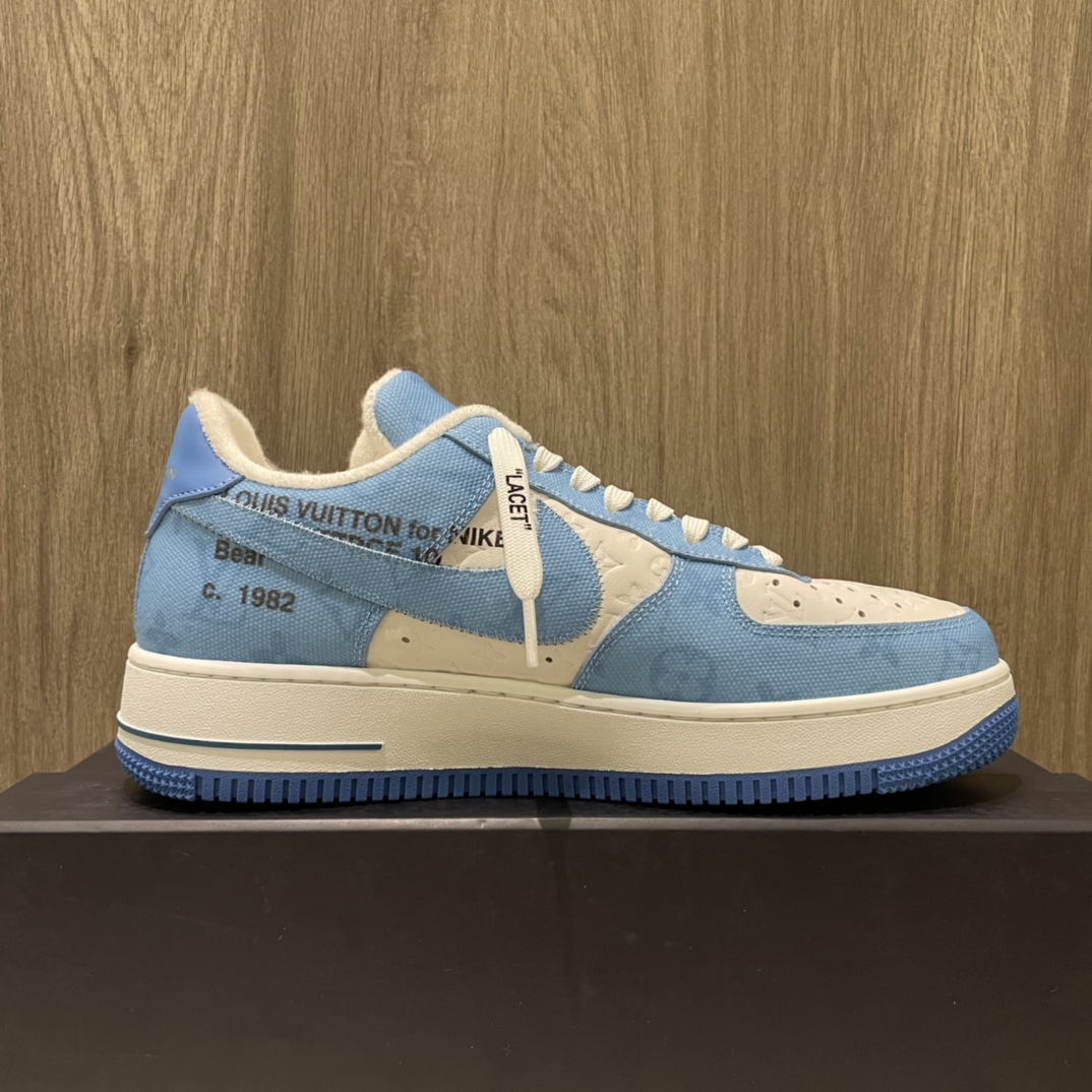 Louis Vuitton X Nike Air Force 1 Sneaker in Blau - EUR FASHION