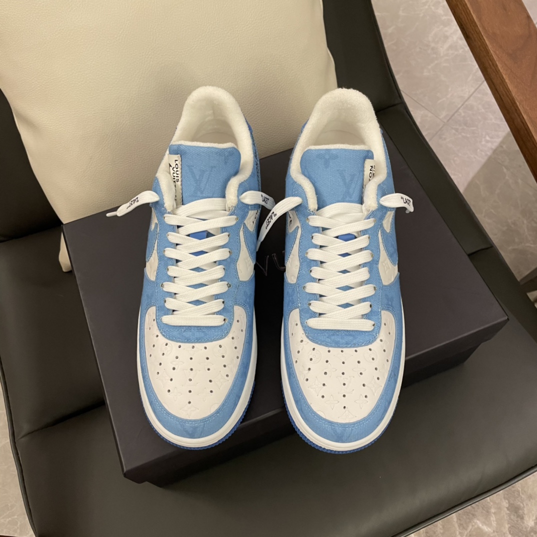 Louis Vuitton X Nike Air Force 1 Sneaker in Blau - EUR FASHION