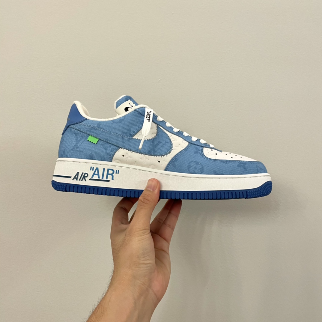 Louis Vuitton X Nike Air Force 1 Sneaker in Blau - EUR FASHION