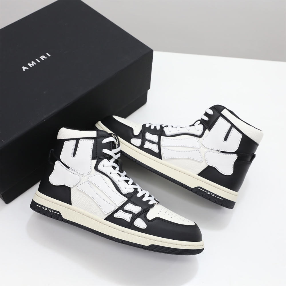 Amiri Skel-Top Hi Sneaker Weiß/Schwarz - EUR FASHION