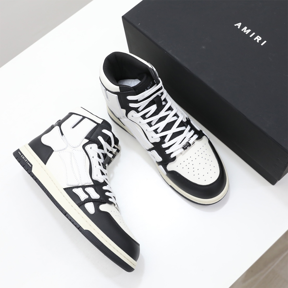 Amiri Skel-Top Hi Sneaker Weiß/Schwarz - EUR FASHION