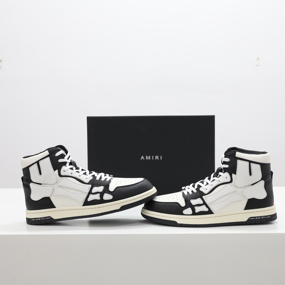 Amiri Skel-Top Hi Sneaker Weiß/Schwarz - EUR FASHION